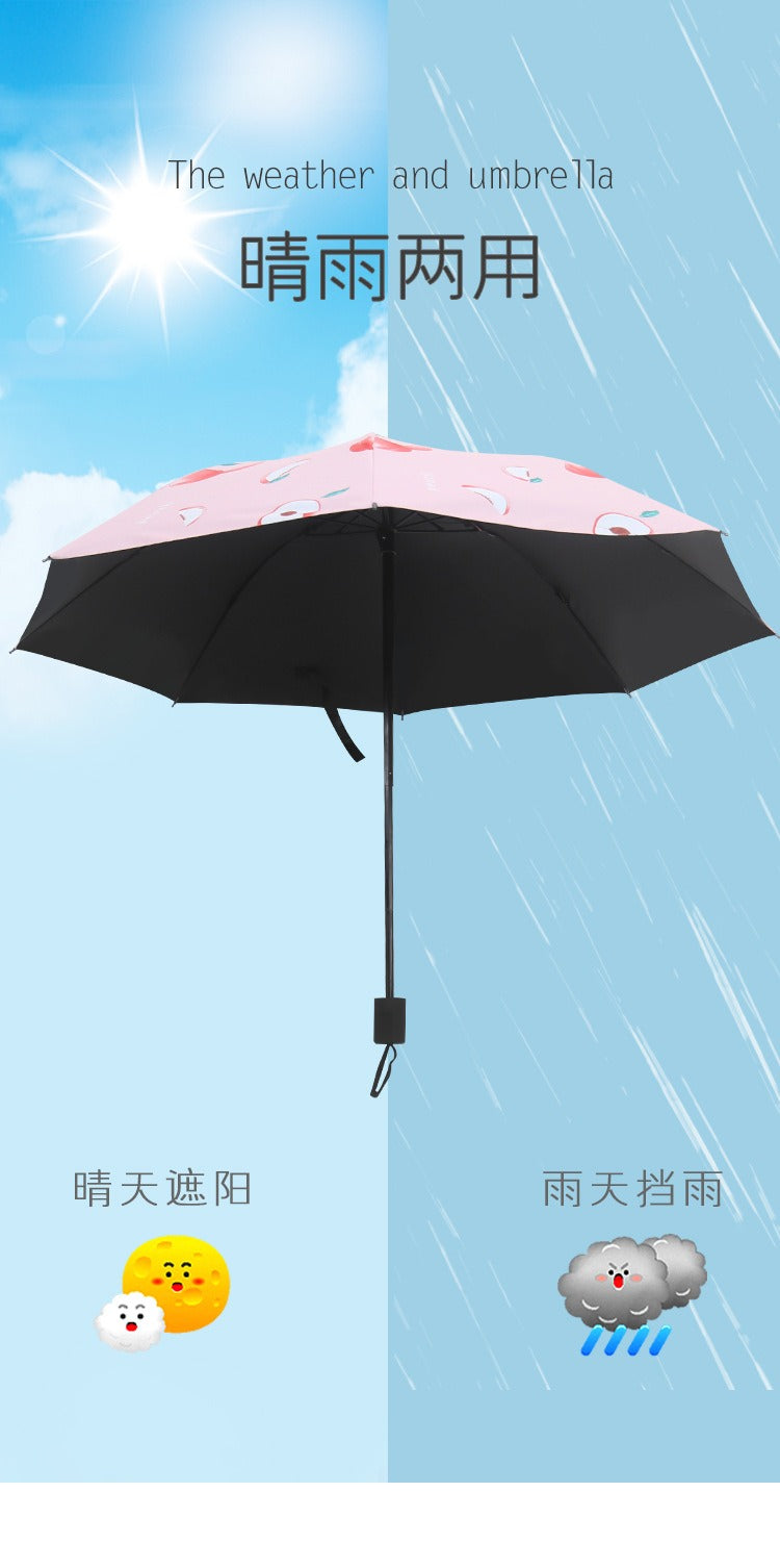 2 in 1 Fruit Umbrella for Summer & Rainy Season