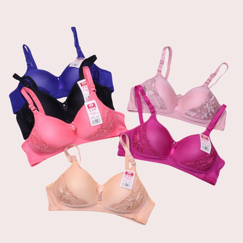 Imported Elegance & Comfort Tailored Lace Bra for You!