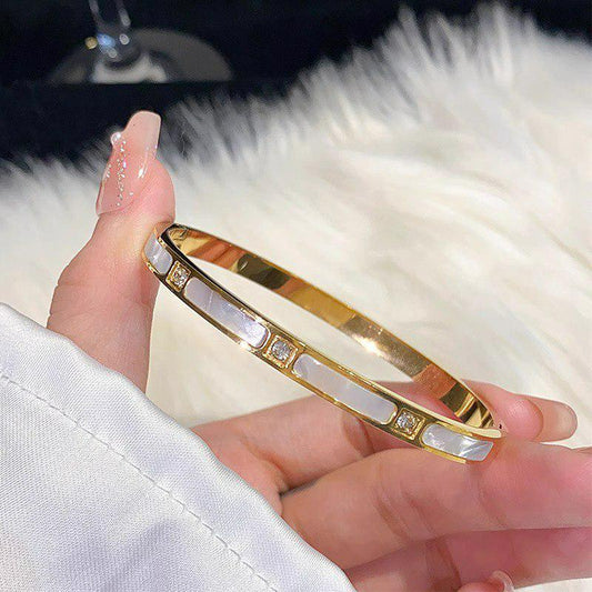 Shell Block Bangle