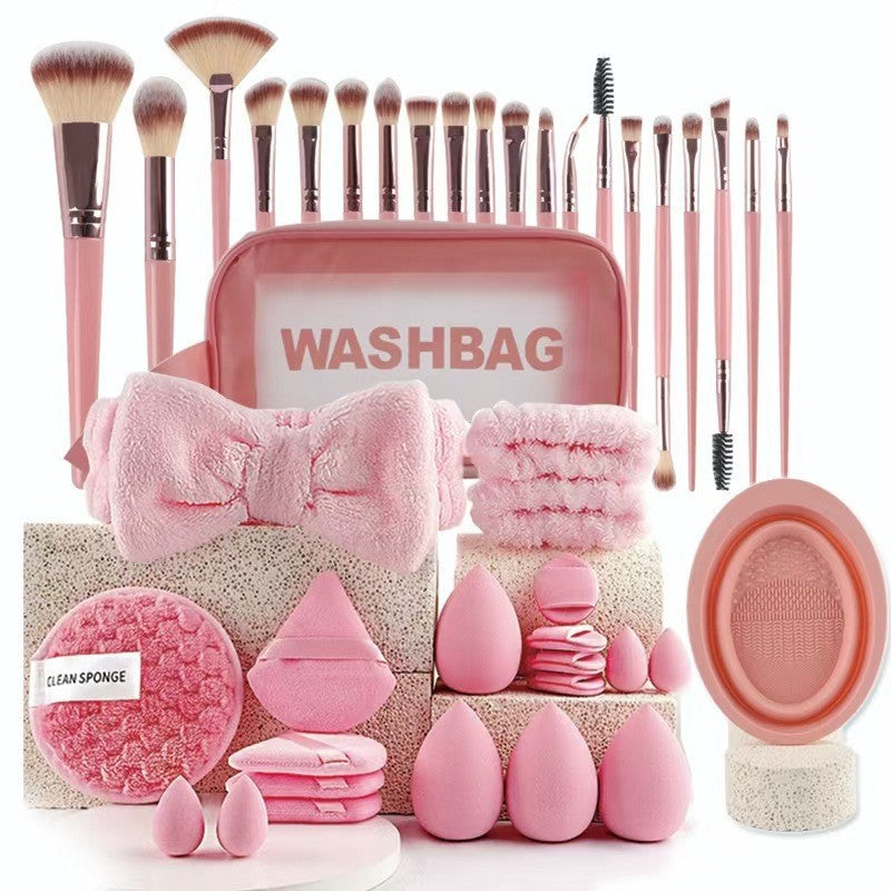 ✨ 40-Piece  Makeup Brush & Puff Set ✨
